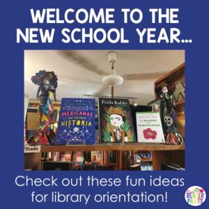This is a collection of fun ideas for middle school library orientation. Even if you don't use the ideas, the videos are a lot of fun to watch!