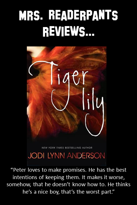 This is a beautifully-written romance between Peter Pan and Tiger Lily. Great for teens who love retellings.