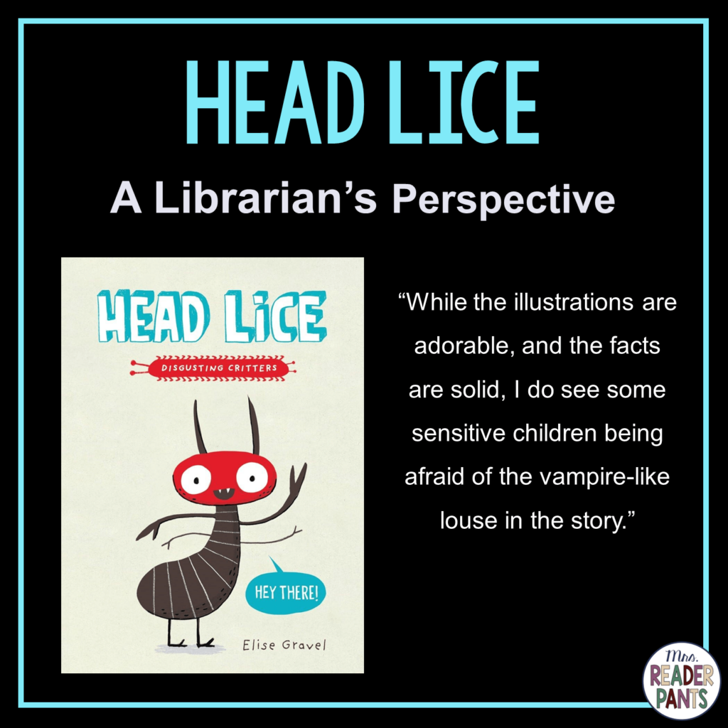 This is a Librarian's Perspective Review of Head Lice by Emily Gravel.