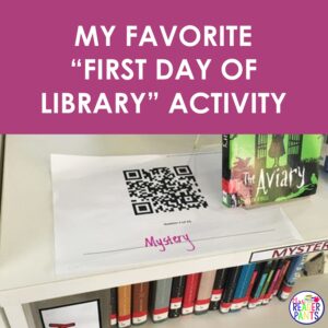 What's my favorite back to school library activity? This Library Orientation Scavenger Hunt is my go-to activity for the first day of Library.