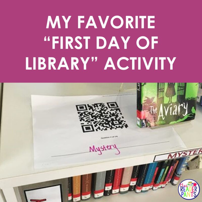 My Favorite Back to School Library Activity - Library Orientation ...