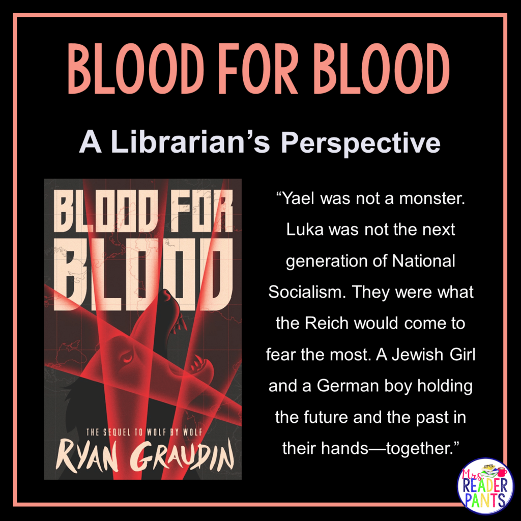 This is a Librarian's Perspective Review of Blood for Blood by Ryan Graudin.