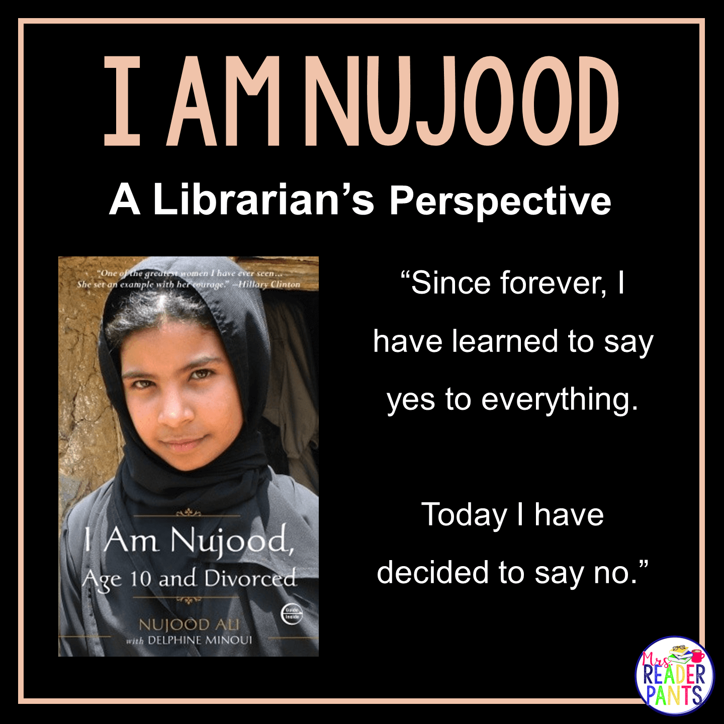 This is a Librarian's Perspective Review of I Am Nujood by Nujood Ali and Delphine Minoui.