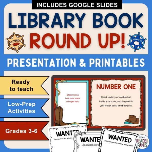 This Library Book Return Incentive for the end of the year will help get missing books back on the library shelves.
