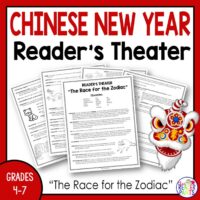 This Chinese New Year Reader's Theater Script includes 16 speaking parts. It explains how Chinese Zodiac animals were chosen.