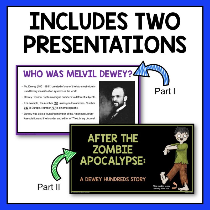 This is a set of two Dewey Decimal System Activities for middle school libraries. This is a two-part library lesson.