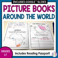 This Around the World Reading Challenge is a great passive library program for Grades 3-7. It includes a Reading Passport, international flag labels for book spines, bookmarks, curated lists, and more!