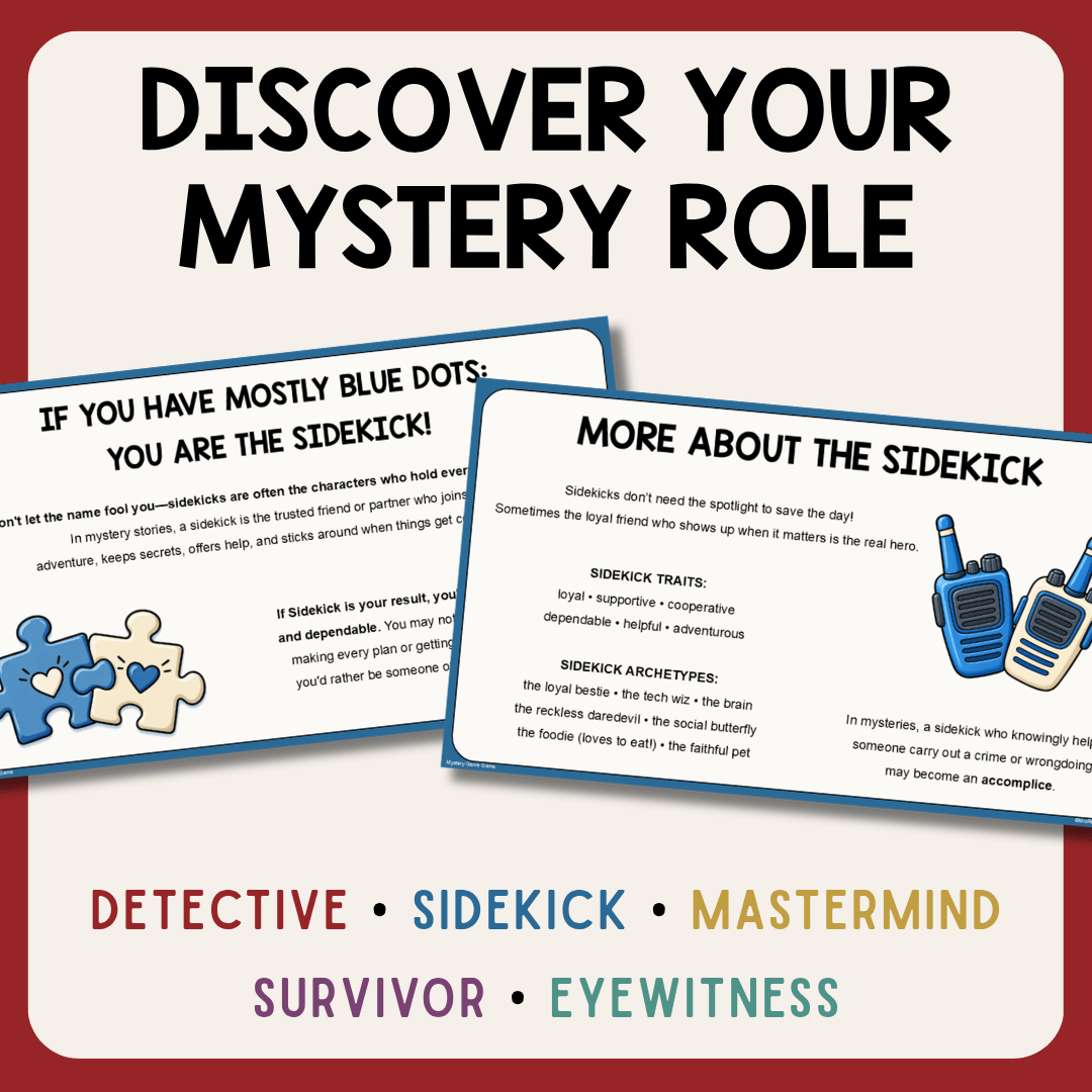 This Mystery Genre Game is perfect for middle school library time. Recommended for Grades 5-8.