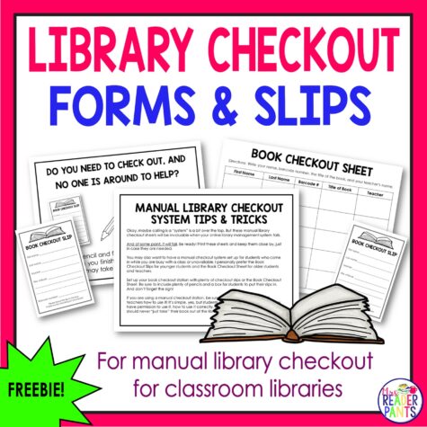 These Library Checkout Forms and Slips are perfect for when your library management system goes down.