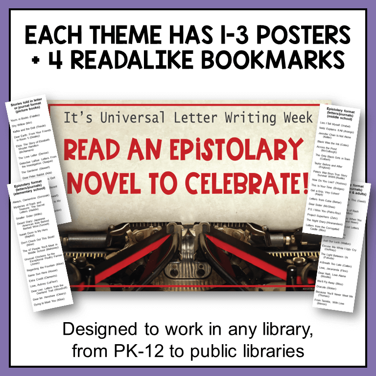 This set of January Library Display Posters includes 21 posters and 36 readalike bookmarks for Grades K-12.