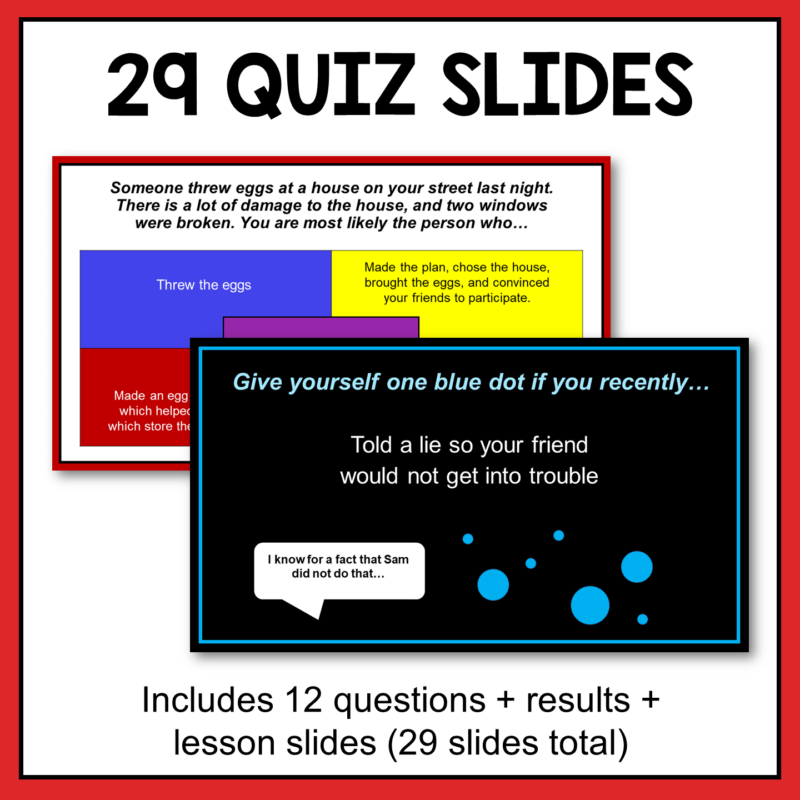 This Mystery Genre Game includes 29 slides. The game directions, game, and lesson slides are all included in the same presentation.