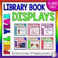 This is a full-year bundle of Library Book Display Posters. It works for all grade levels.
