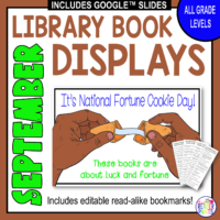 This set of September Library Display Posters works for any grade level, including public libraries!
