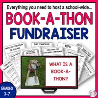 Book-a-Thon fundraiser for school libraries and classrooms. Includes everything you need to get started.