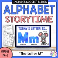 This is an Alphabet Storytime for Letter M. It includes a presentation, scavenger hunt activity, and recommended reads.
