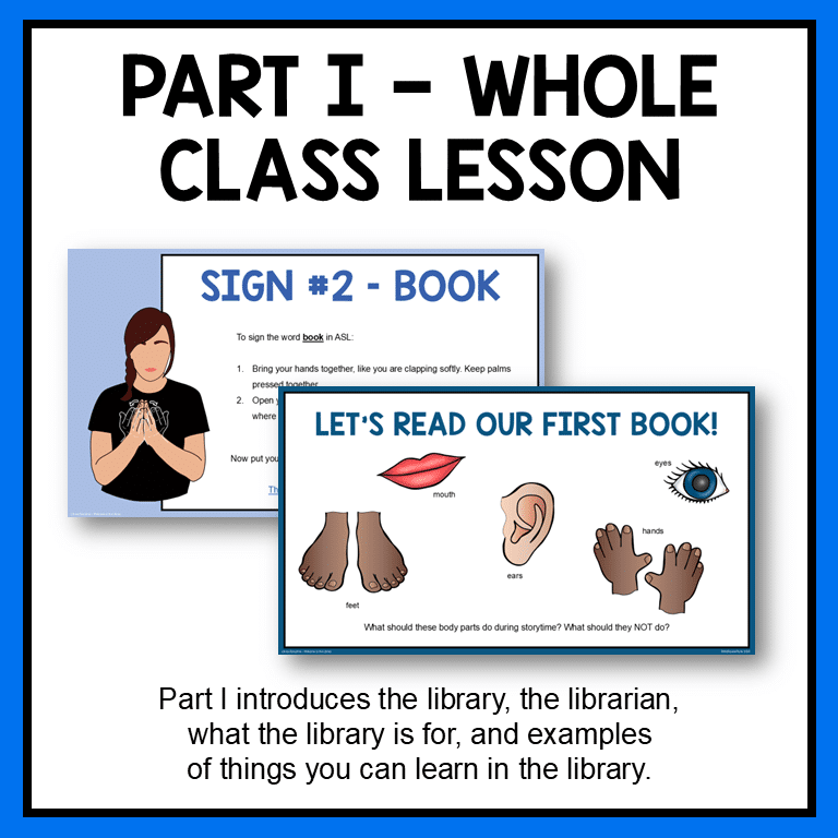This Welcome to the Library Storytime is for K-2 students and Back to School. Perfect for the first day of Library!