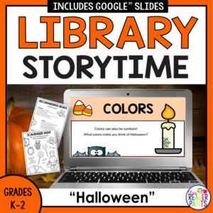 This Halloween Storytime is perfect for libraries serving Grades K-2. 