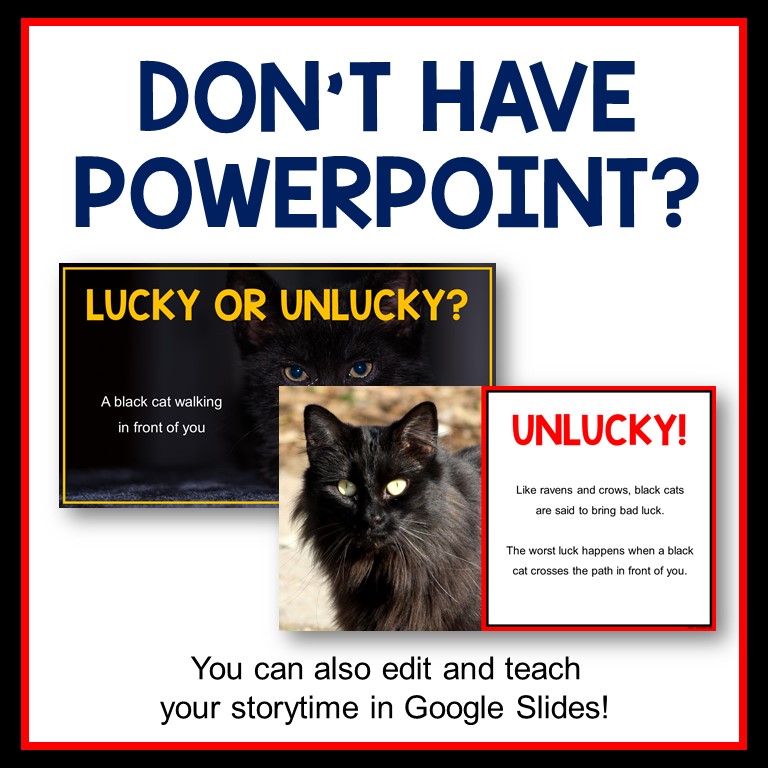 This Library Storytime Lesson is about Superstitions. Includes printable Scavenger Hunt and Recommended Reads.