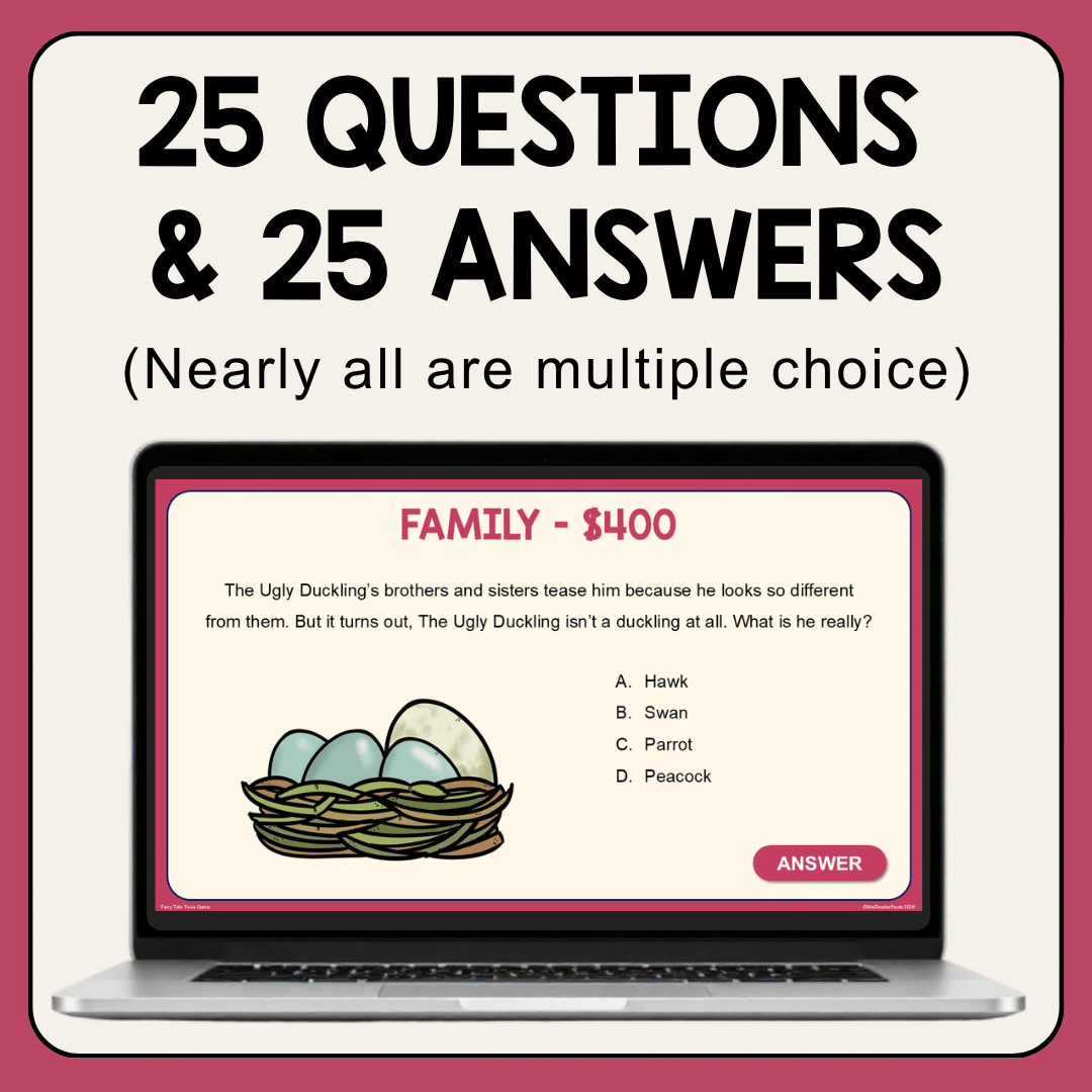 Fairy Tales, Folktales, and Fables Trivia Game | Library or Classroom Grades 2-5 - Image 2