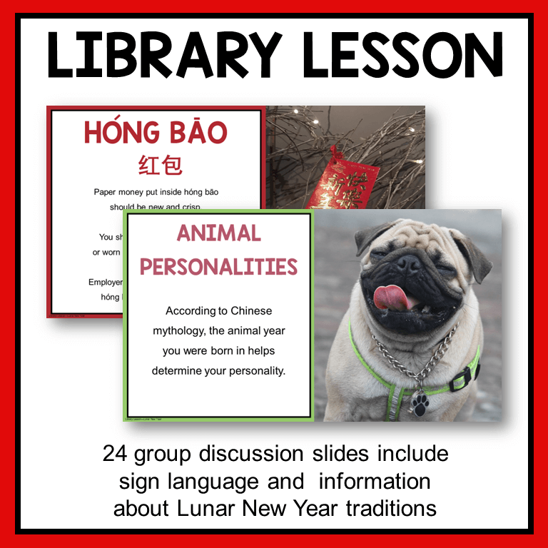 This Lunar New Year Library Lesson was created for Grades 1-4.