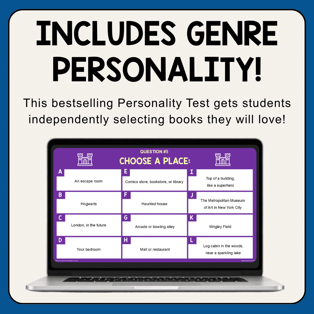 This Elementary Library Essentials Kit features Back to School library management materials, display posters, readalike bookmarks, reading challenges, library fundraisers, and your first 8 library lessons of the school year.