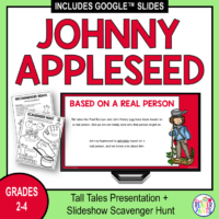 This Johnny Appleseed Tall Tales Lesson is for elementary libraries and classrooms. Recommended for Grades 2-4.
