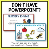 This is an Alphabet Storytime for Letter C. It includes a presentation, scavenger hunt activity, and recommended reads.