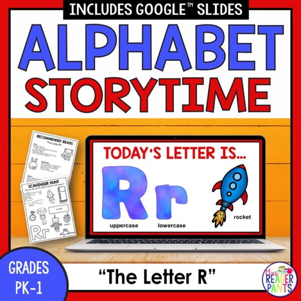 This Alphabet Storytime is about Letter R.