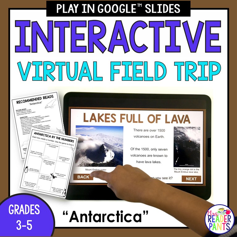 Virtual Field Trip to Antarctica - Interactive Library or Classroom Activity
