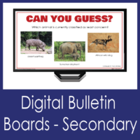 Digital Bulletin Boards - Secondary