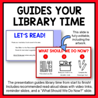 This Texas Library Lesson guides your library time from start to finish.