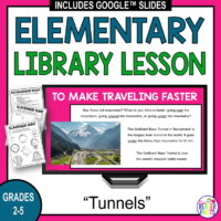 This Tunnels Library Lesson introduces STEM and engineering concepts in the elementary library.