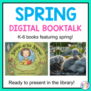 This Digital Booktalk features spring picture books and spring novels for elementary readers.