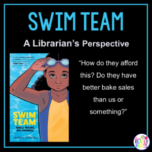 This is a Librarian's Perspective Review of Swim Team by Johnnie Christmas.