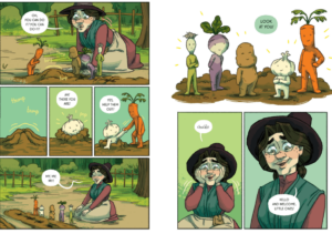 Screenshot of Garlic and the Witch by Bree Paulsen.