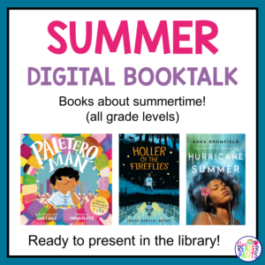 This is a Digital Booktalk presentation themed for Summer Books for Kids and Teens. It's a free download and editable.