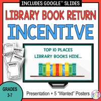 This Library Book Return Incentive for the end of the year will help get missing books back on the library shelves.