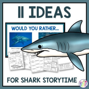 Need ideas for Shark Storytime in your library? Look no further! I've got 11 ideas for you right here!