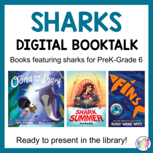 This is a Digital Booktalk of Shark Books for Kids in Grades PreK-6.