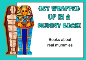 5 Books About Mummies poster freebie