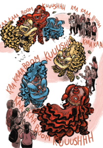 Lunar New Year Love Story by Gene Luen Yang and LeUyen Pham.