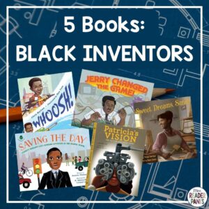 Five books about Black inventors! All these books received positive professional reviews, some starred. Includes free library display poster.