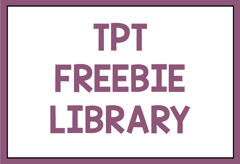 Click here to access the MrsReaderPants Freebie Library on TPT.