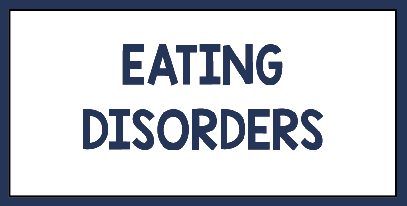 Click here for books about characters with eating disorders.