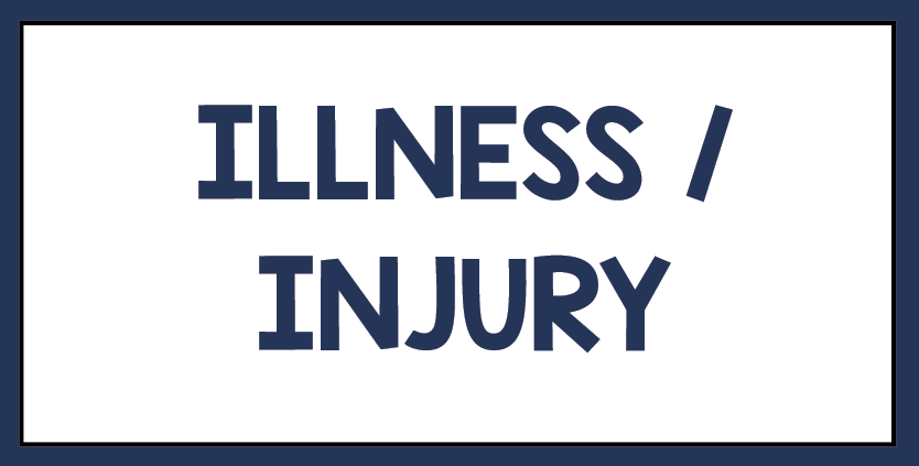 Click here for books about characters dealing with illness or injury.