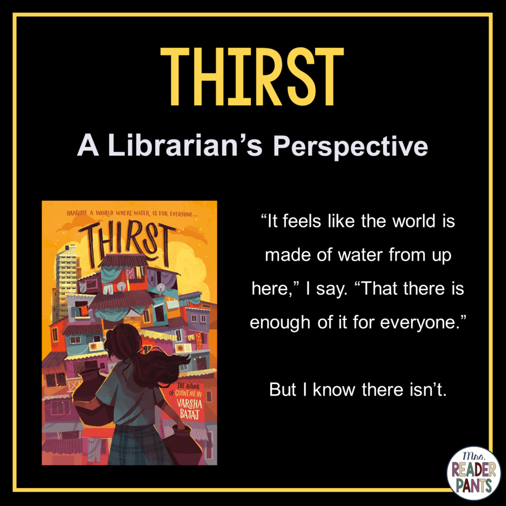 This is a Librarian's Perspective Review of Thirst by Varsha Bajaj.