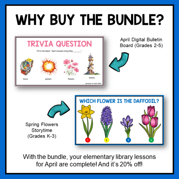 April Library Lesson Bundle - MrsReaderPants