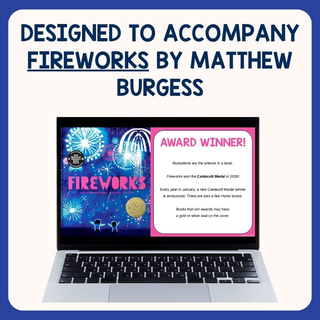 This Picture Book Lesson accompanies Fireworks by Matthew Burgess (2025) or "Firework Poem" by Enid Blyton (1933).
