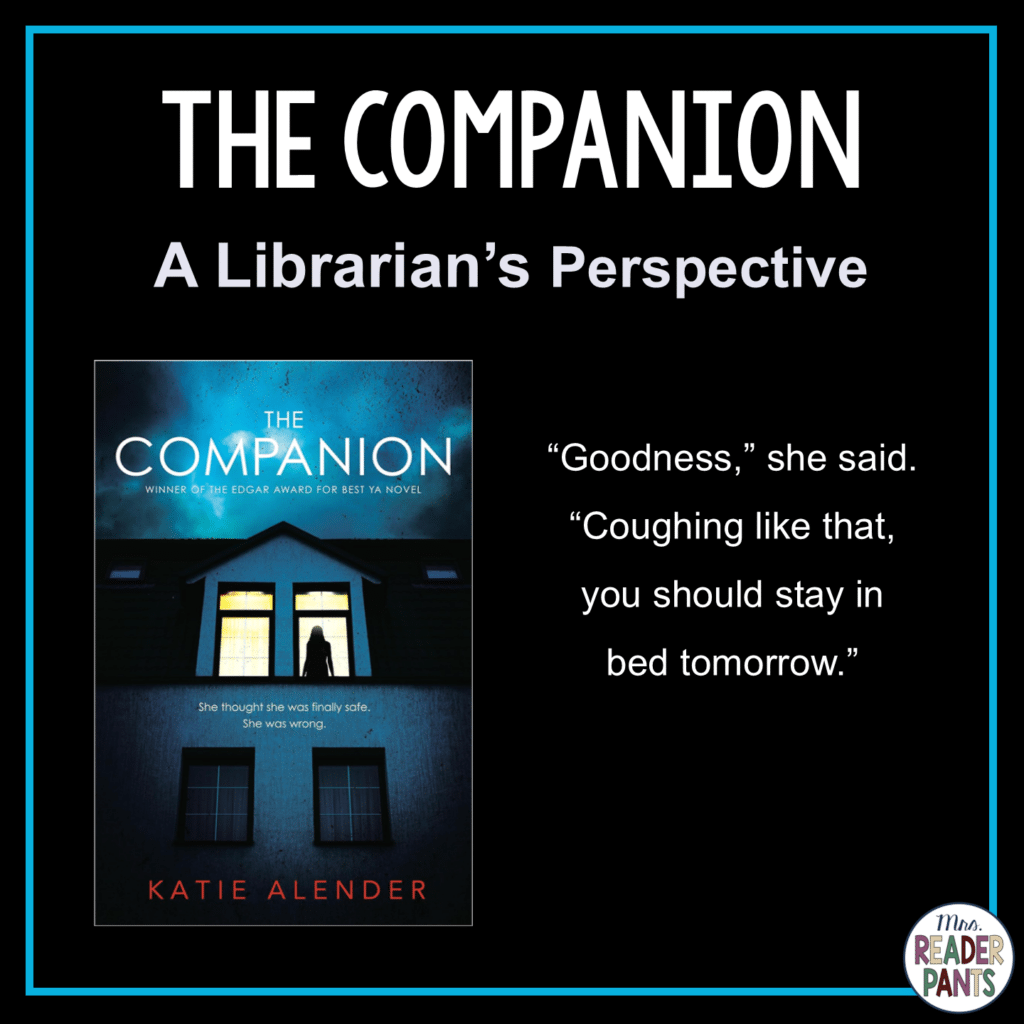 This is a Librarian's Perspective Review of The Companion by Katie Alender.