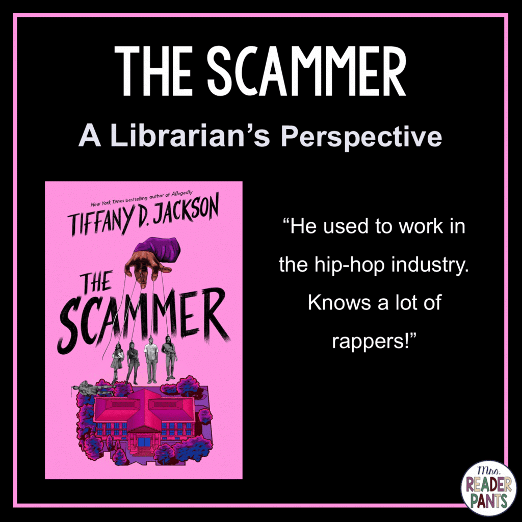This is a Librarian's Perspective Review of The Scammer by Tiffany D. Jackson.